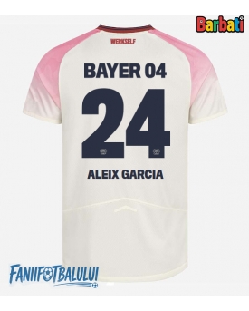 Bayer Leverkusen Aleix Garcia #24 Tricou Fotbal Replică 2025-26 Barbati Deplasare